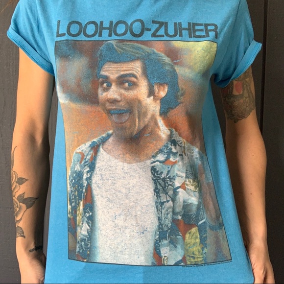 SOLD!!Ace Ventura faded tee Sz S - Picture 2 of 4